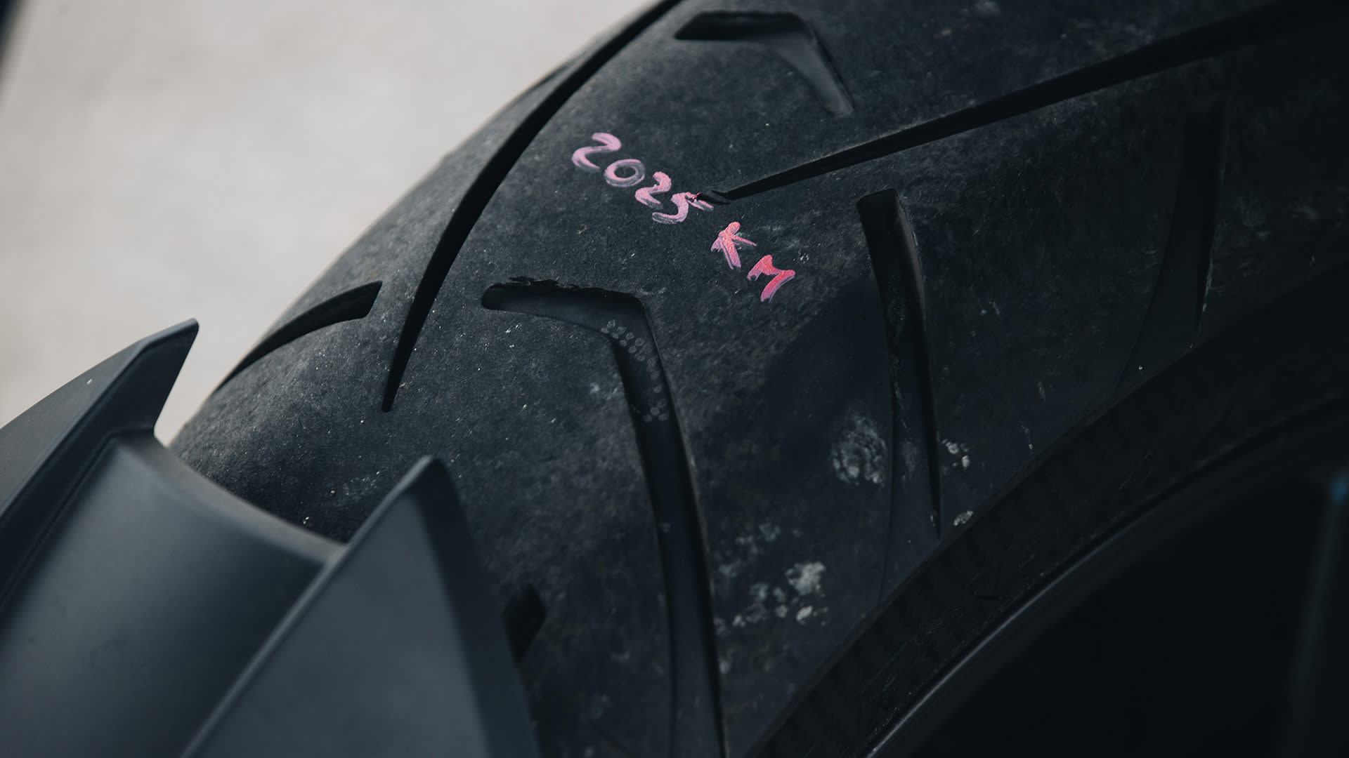 The world record attempt tyre